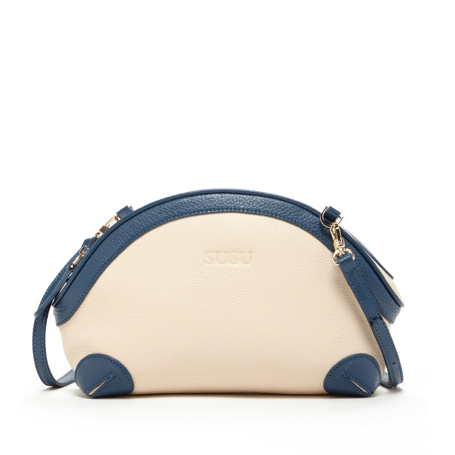 Coco Ivory Leather Crossbody Bag