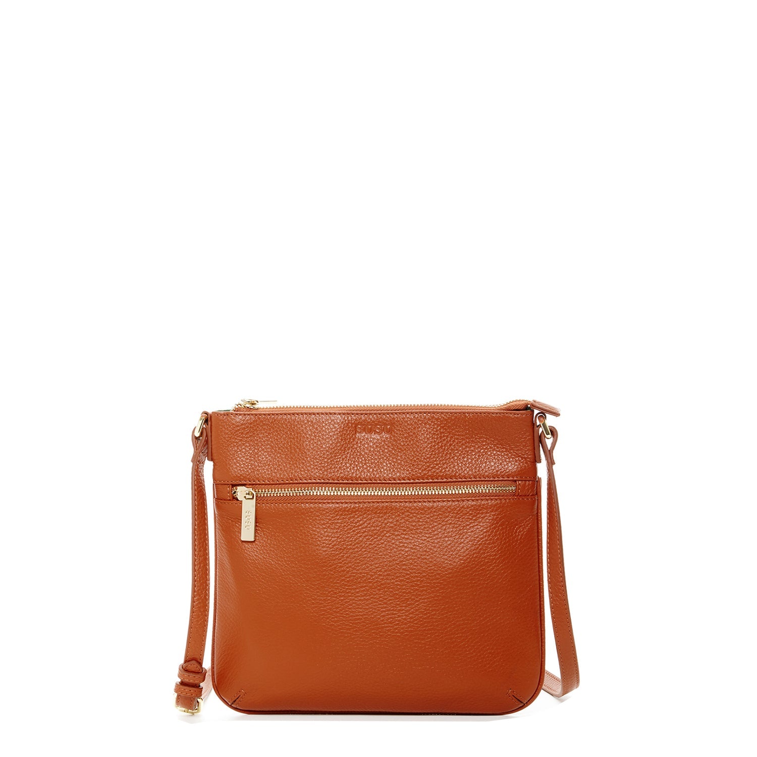 Leather Messenger Bag Brown Leather Crossbody Purse Women's Handbag