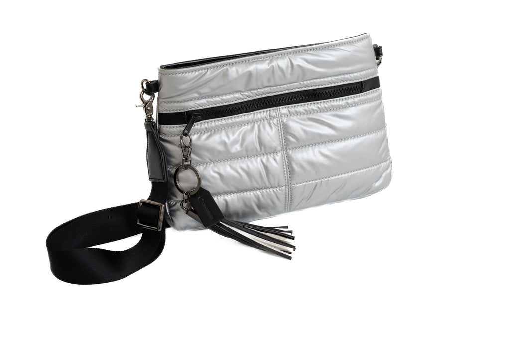 Gallery Crossbody Bag - Silver
