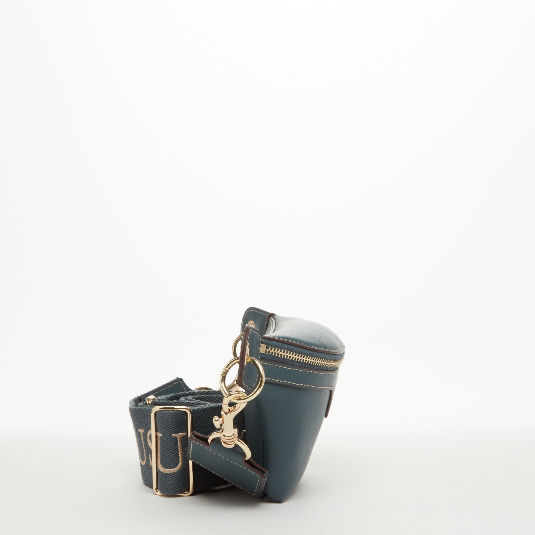 Chest Sling Bag Shoulder Sling Bag Small Blue Leather Crossbody